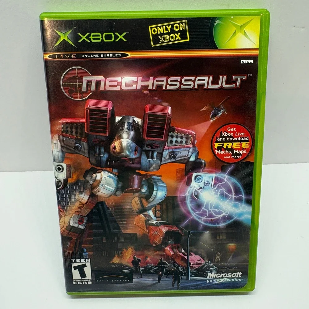 Video Game Xbox One Size MechAssault Microsoft Game Studios